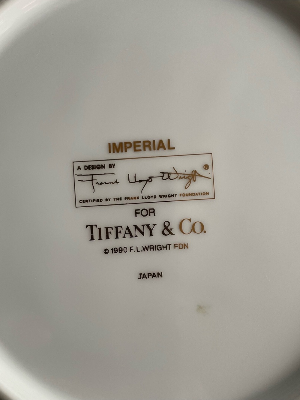 Imperial Tiffany & Co. Vegetable Bowl by Frank Lloyd Wright (discontinued) NWOT - Picture 9 of 11